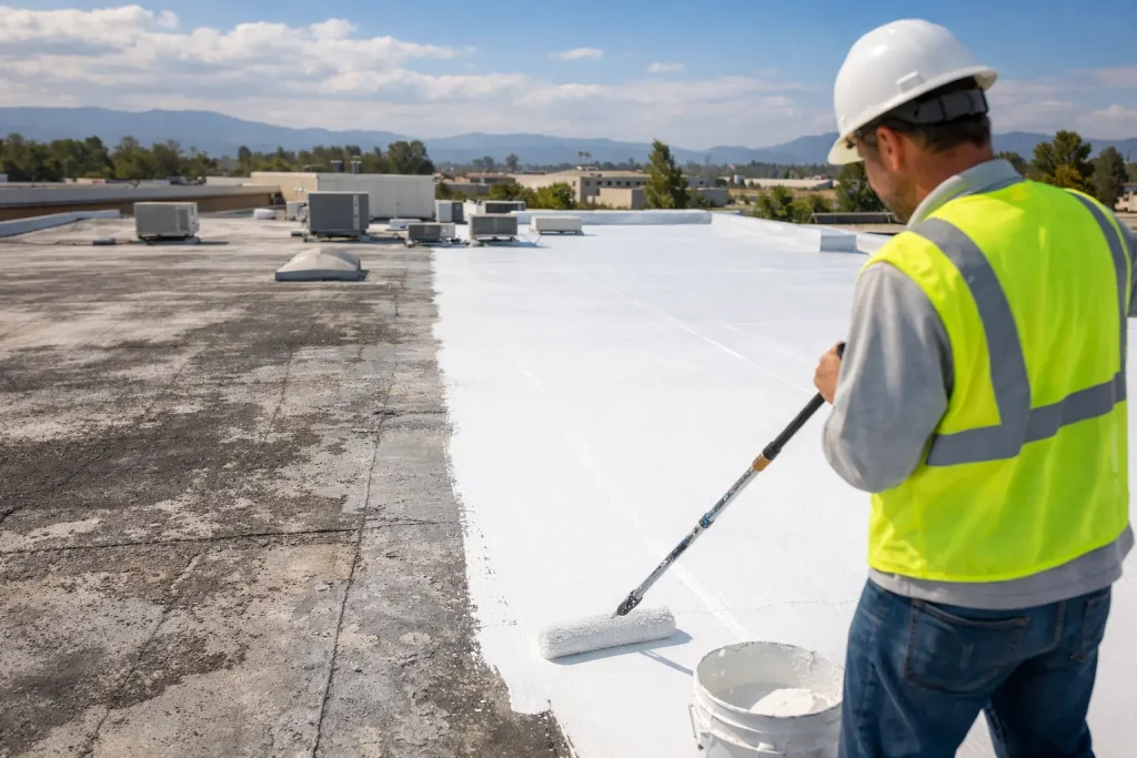 When Should a Commercial Roof Be Recoated?