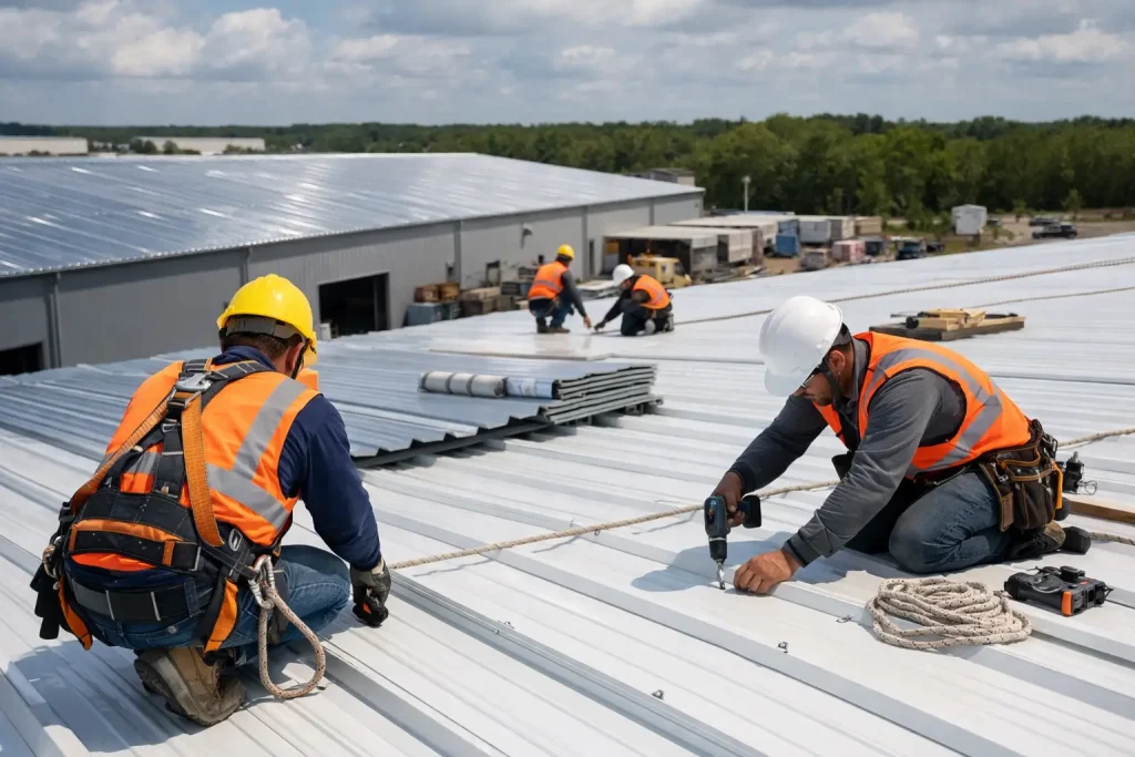 Warehouse Roofing Project Example