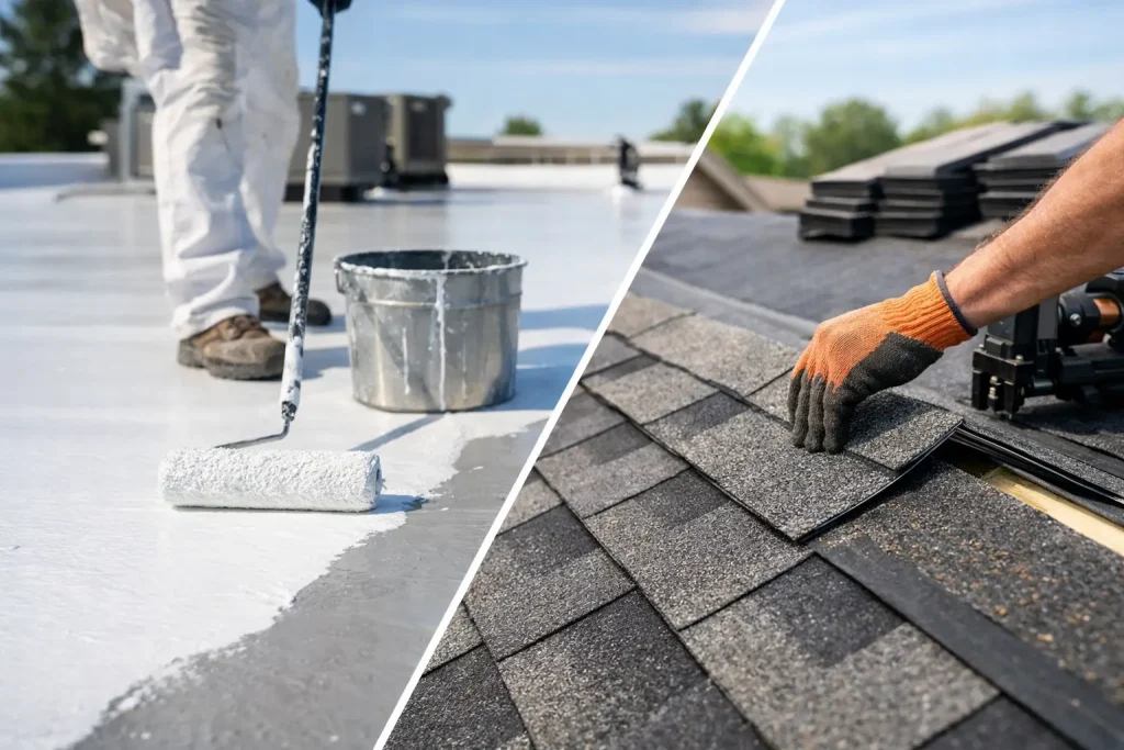 Roof Coating Versus Roof Replacement: Choose Wisely