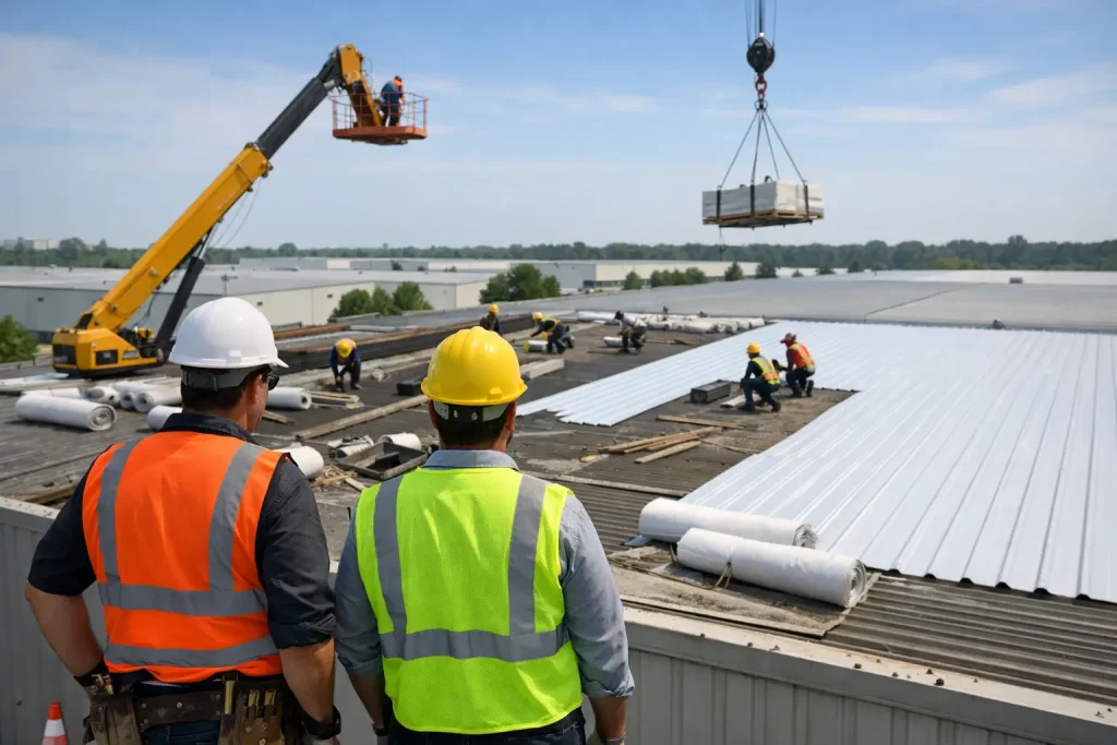 Warehouse Roof Replacement: What to Expect