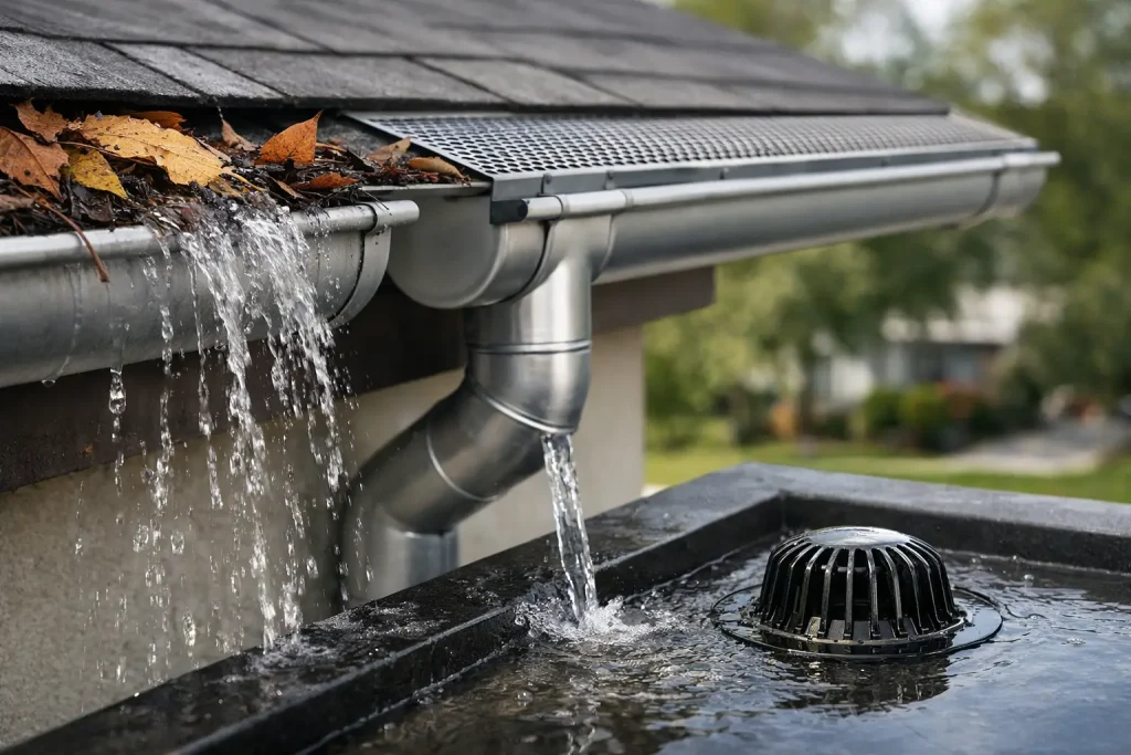 Roof Drainage Problem Solutions That Protect Property